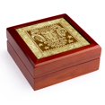 thumbnail image 1 of 3dRose, Zodiacal Constellation Aries, Gold and Brown Design, Jewelry Box 5.5x5.5 inch with 4 inch tile, 1 of 8