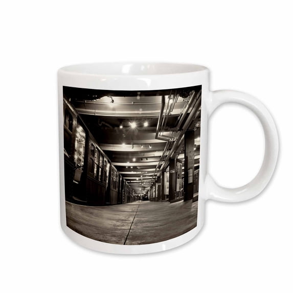 3drose, Subway Station, Sepia, 11oz Mug