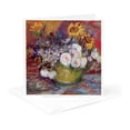 thumbnail image 1 of 3drose, Van Gogh - Still Life with Roses and Sunflowers, 1 Greeting Card with Envelope, 1 of 6