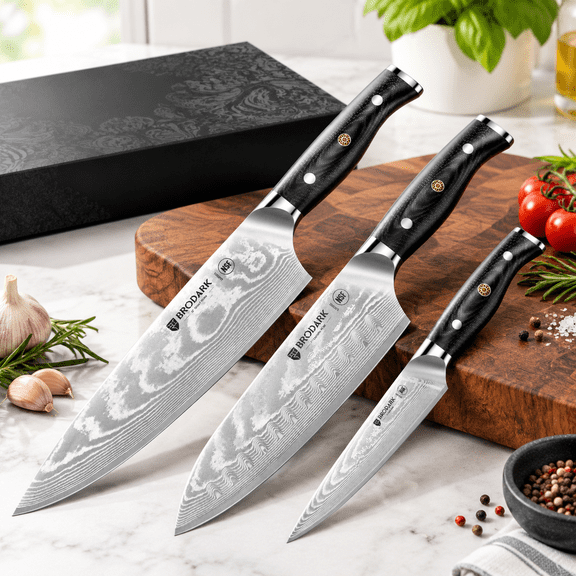 3damascchef Set Ese Profession Full Tang