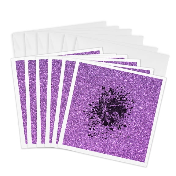 3drose, Abstract Drawing Gorilla Ape Animal Nature Wildlife Monkey, 6 Greeting Cards with Envelopes