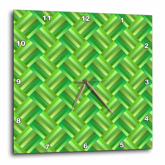 3drose, Abstract Seamless Diagonal Stripe Pattern Background Design, 13x13 Wall Clock