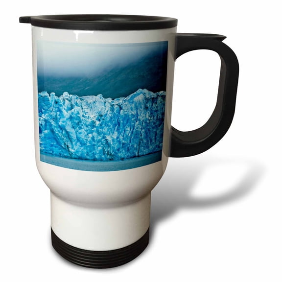 3drose, Alaska, Glacier Bay National Park, Mcbride Glacier - Us02 Jgi0236 - Jerry Ginsberg, 14oz Stainless Steel Travel Mug
