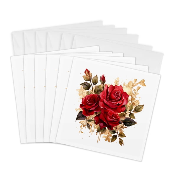 3drose, Aliens and Ufos Alien Dude 1 on Transparent, 6 Greeting Cards with Envelopes