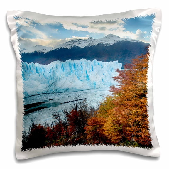 3drose, Argentina, Patagonia, El Calafate. Glacial Ice on Lake Argentina., 16x16 inch Pillow Case