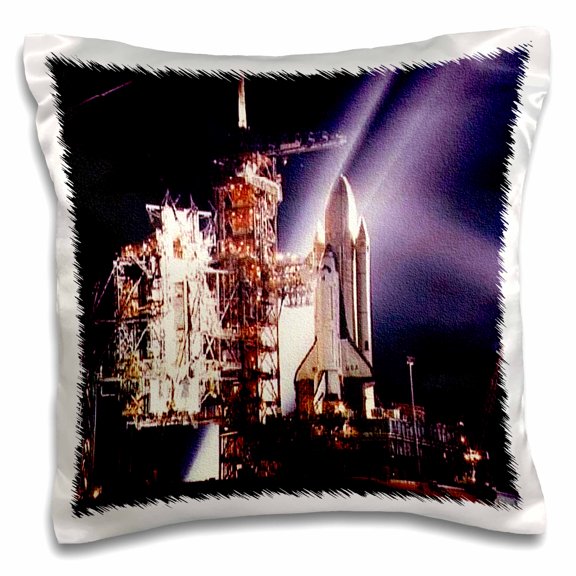 3drose, Astronauts and Rockets - Space Shuttle Launching, 16x16 inch Pillow Case