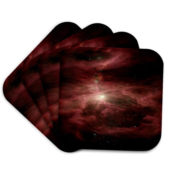 3drose, Astronomy Science Outer Space View, Set of 4 Coasters - Soft