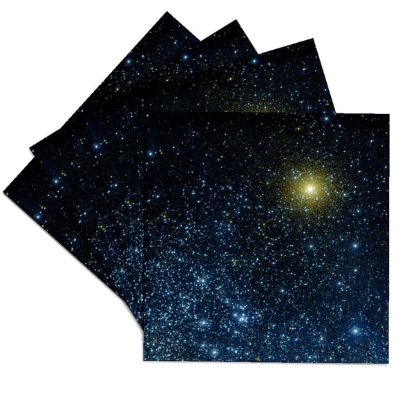 3drose, Astronomy Science Sky Shining Stars, Set of 4 Ceramic Tile Coasters