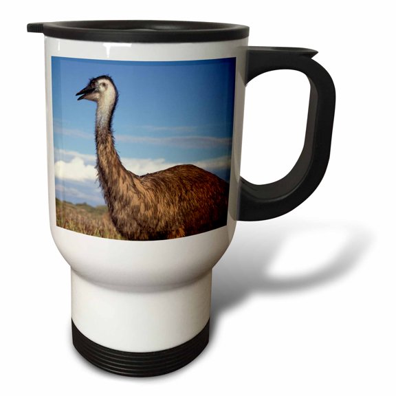 3drose, Australia, Emu, Flightless Bird-au02 Swe0005 - Stuart Westmorland, 14oz Stainless Steel Travel Mug