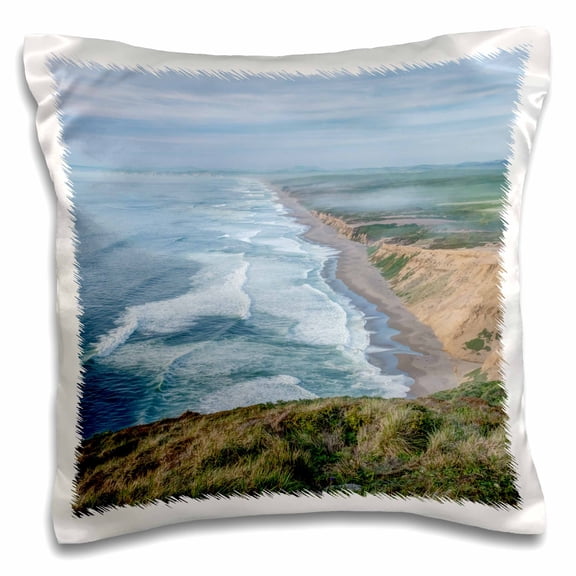 3drose, California, Point Reyes National Seashore, Point Reyes Beach, 16x16 inch Pillow Case