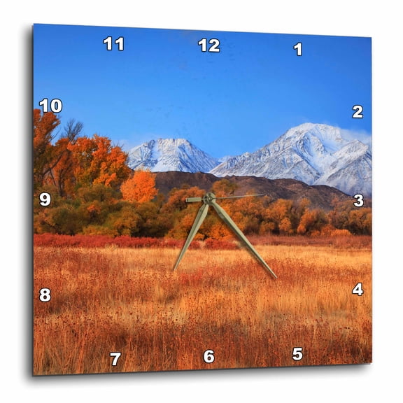 3drose, California, Sierra Nevadas, Owens Valley - Us05 Bja0480 - Jaynes Gallery, 15x15 Wall Clock