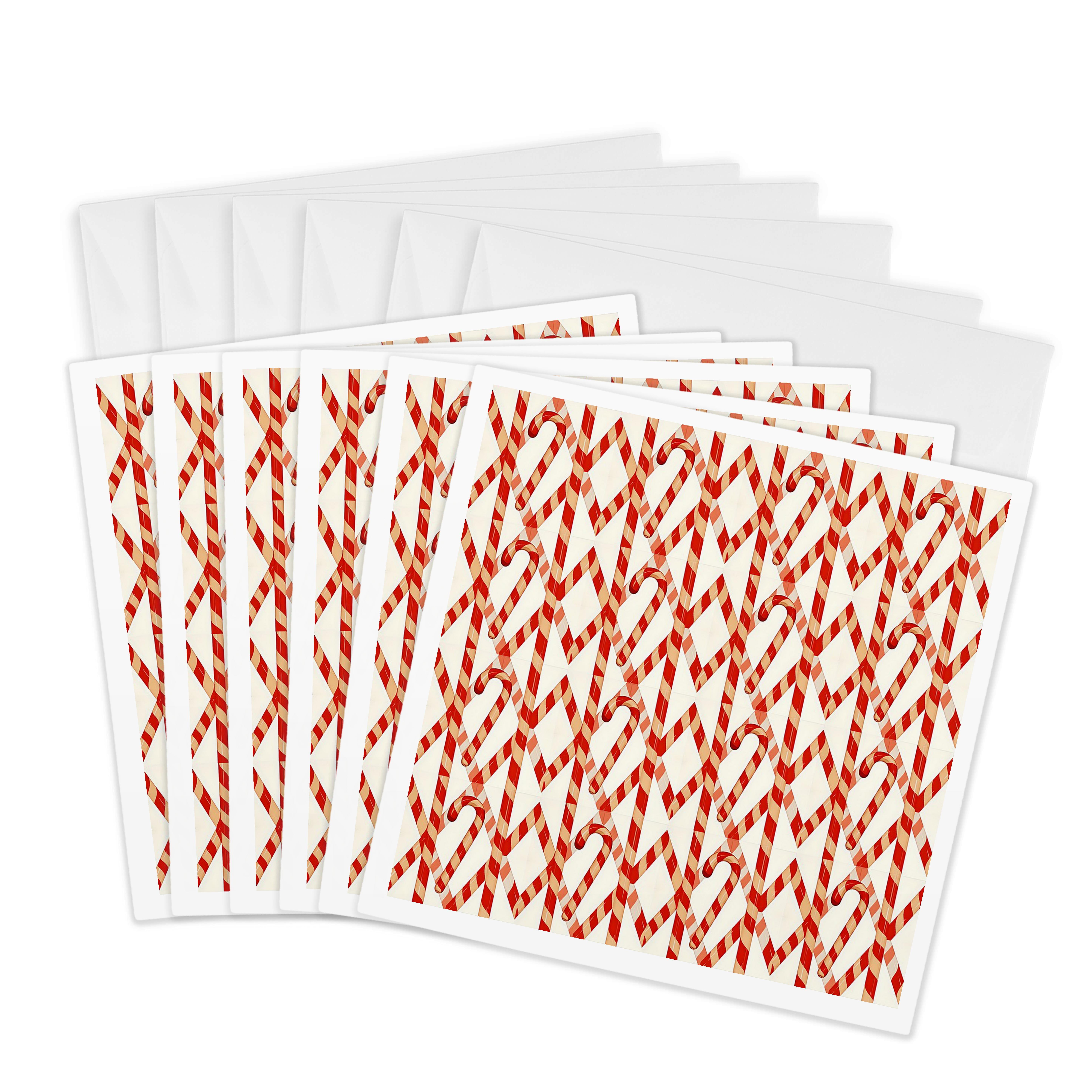 3drose, Christmas Candy Cane Red White Vector Design Pattern, 6 ...