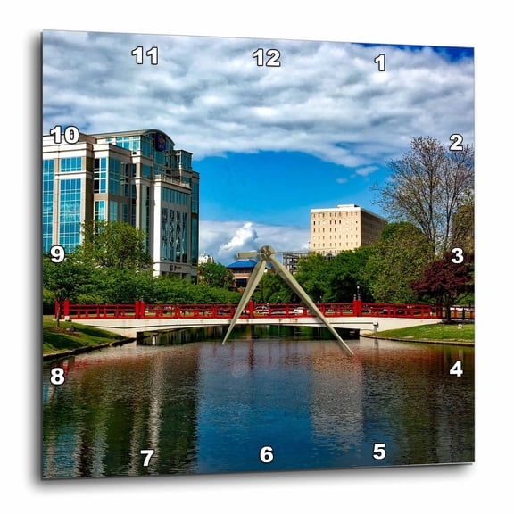 3drose, City of Huntsville, Alabama, 13x13 Wall Clock