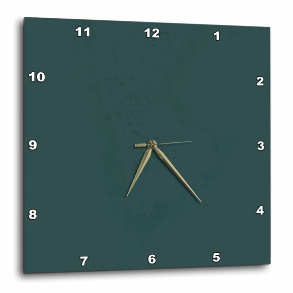 3drose, Color Dark Slate Grey, 15x15 Wall Clock