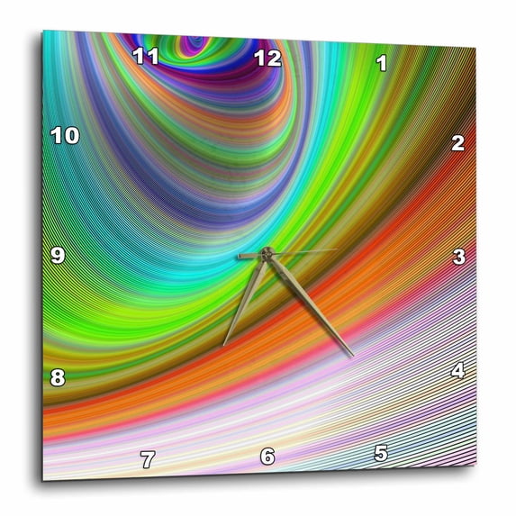3drose, Color Illusion - Colorful Abstract Fractal Sky Design, 10x10 ...