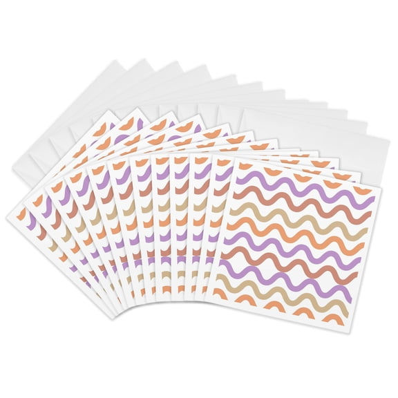 3drose, Colorful Printable Art, 12 Greeting Cards with Envelopes