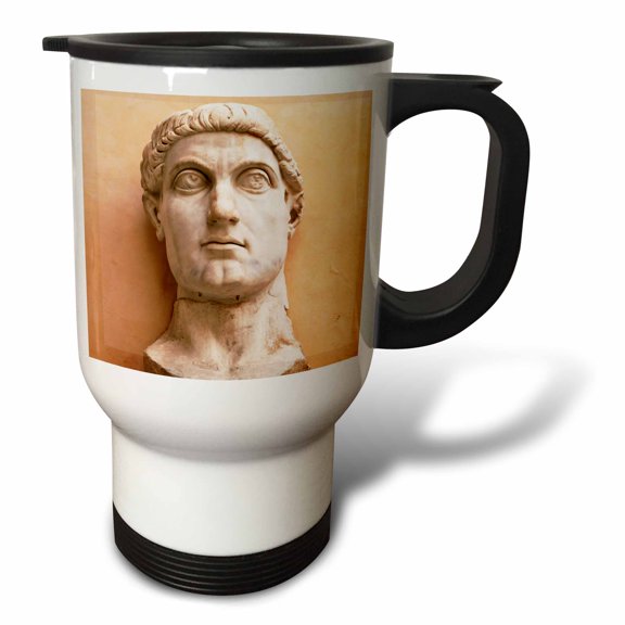 3drose, Constantine I, Statue, Capitoline Museums. Rome, Italy - Eu16 Pri0091 - Prisma, 14oz Stainless Steel Travel Mug