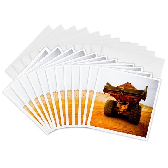 3drose, Construction Site, Luanda, Luanda Province, Angola., 12 Greeting Cards with Envelopes