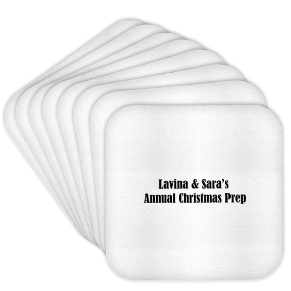 3drose, Custom, Set of 8 Coasters - Soft