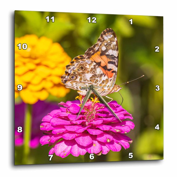 3drose, Fall Sassafras Trees, Stephen Forbes State Park, Marion County, Il., 10x10 Wall Clock