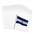 thumbnail image 1 of 3drose, Flag of El Salvador on a Flag Pole over White Salvadorian, 6 Greeting Cards with Envelopes, 1 of 7