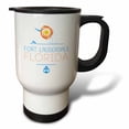 thumbnail image 1 of 3drose, Fort Lauderdale, Florida Elegant Text, Images. Summer Holidays, 14oz Stainless Steel Travel Mug, 1 of 4