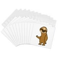 thumbnail image 1 of 3drose, Funny Cute Funky Hip Sloth Cartoon, 12 Greeting Cards with Envelopes, 1 of 7