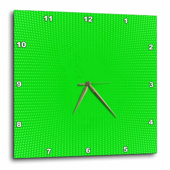 3drose, Geometric Dot Pattern Background - Abstract Vector Design, 10x10 Wall Clock