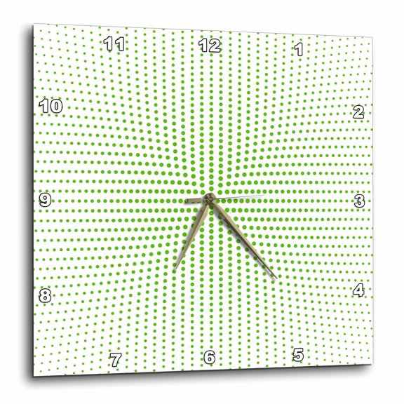 3drose, Geometric Round Circle Pattern Background - Abstract Vector Graphic, 15x15 Wall Clock