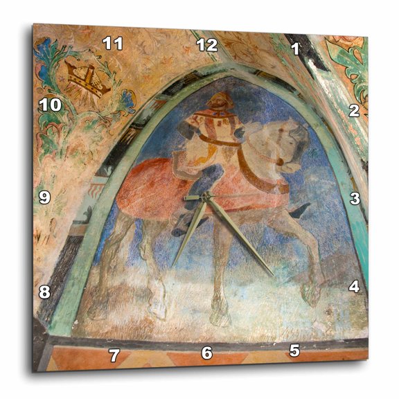 3drose, Germany, Braubach, Marksburg Castle - Eu10 Cmi1241 - Cindy Miller Hopkins, 15x15 Wall Clock