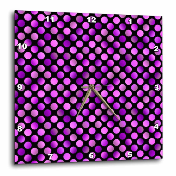 3drose, Gradient Circle Pattern Background - Abstract Vector Design, 15x15 Wall Clock