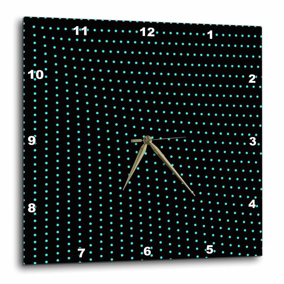3drose, Halftone Circle Pattern Background - Abstract Vector Illustration, 10x10 Wall Clock