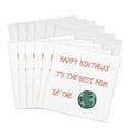 thumbnail image 1 of 3drose, Happy Birthday - Best Mom in the World, 6 Greeting Cards with Envelopes, 1 of 7