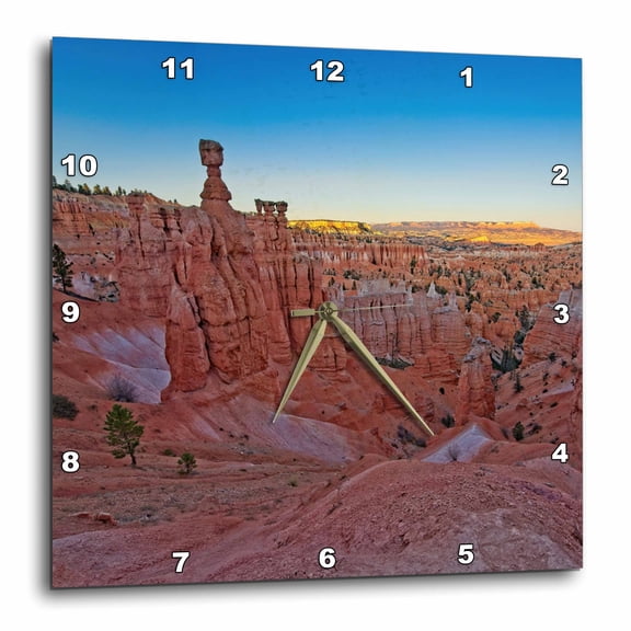 3drose, Hoodoo Formations at Sunset in Bryce Canyon, 15x15 Wall Clock