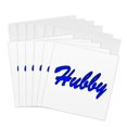 thumbnail image 1 of 3drose, Hubby, Blue, 6 Greeting Cards with Envelopes, 1 of 7
