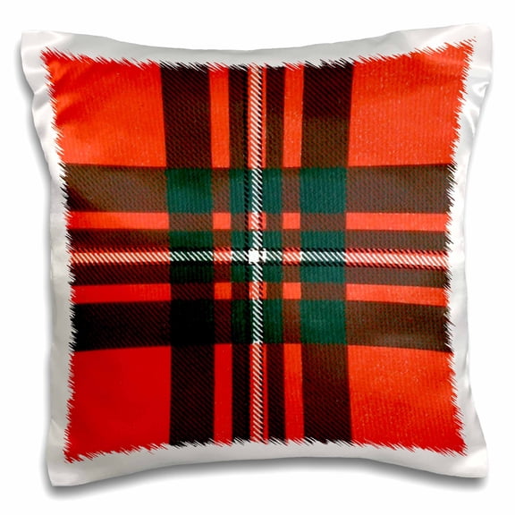 3drose, Image of Macgregor Clan Kilt Scottish Tartan Plaid Pattern, 16x16 inch Pillow Case