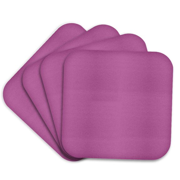 3drose, Image of Raspberry Pink Hue, Set of 4 Coasters - Cork