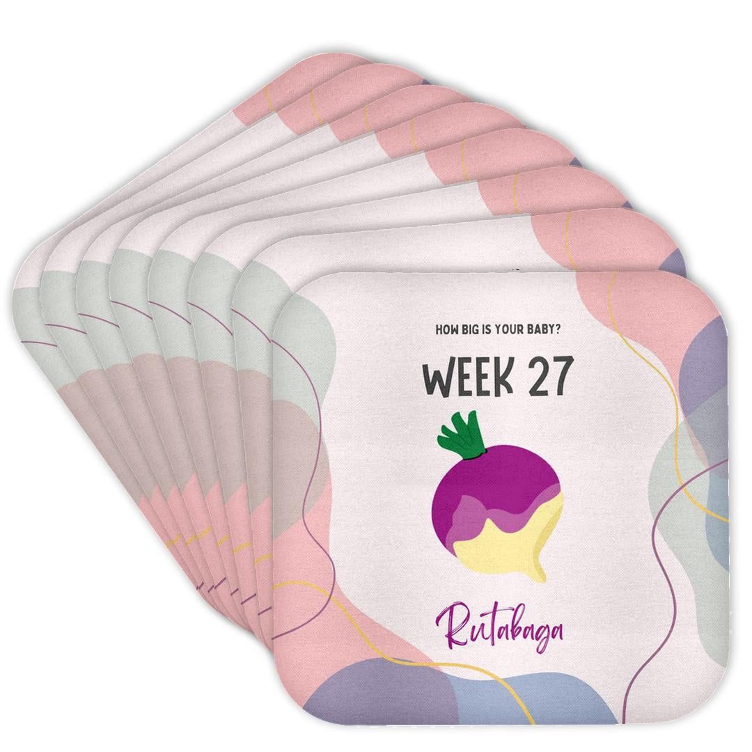 3drose, Image of Rutabaga How Big Is Your Baby Week 27, Set of 8 ...
