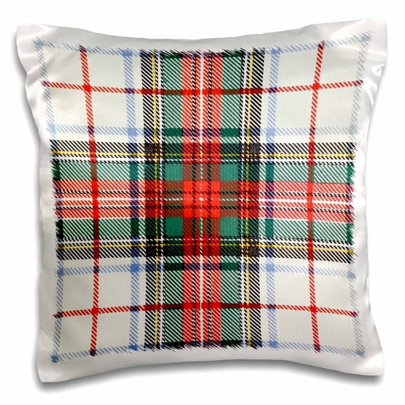 3drose, Image of Stewart Clan Kilt Scottish Tartan Plaid Pattern, 16x16 inch Pillow Case