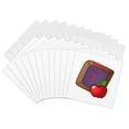 thumbnail image 1 of 3drose, Image of Teachers R Number 1 on Chalkboard with Apple, 12 Greeting Cards with Envelopes, 1 of 7