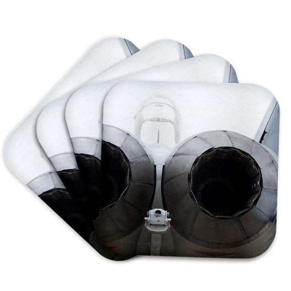3drose, Indiana, Jet Fighters Engine, Aviation - Us15 Bja0087 - Jaynes Gallery, Set of 4 Coasters - Soft