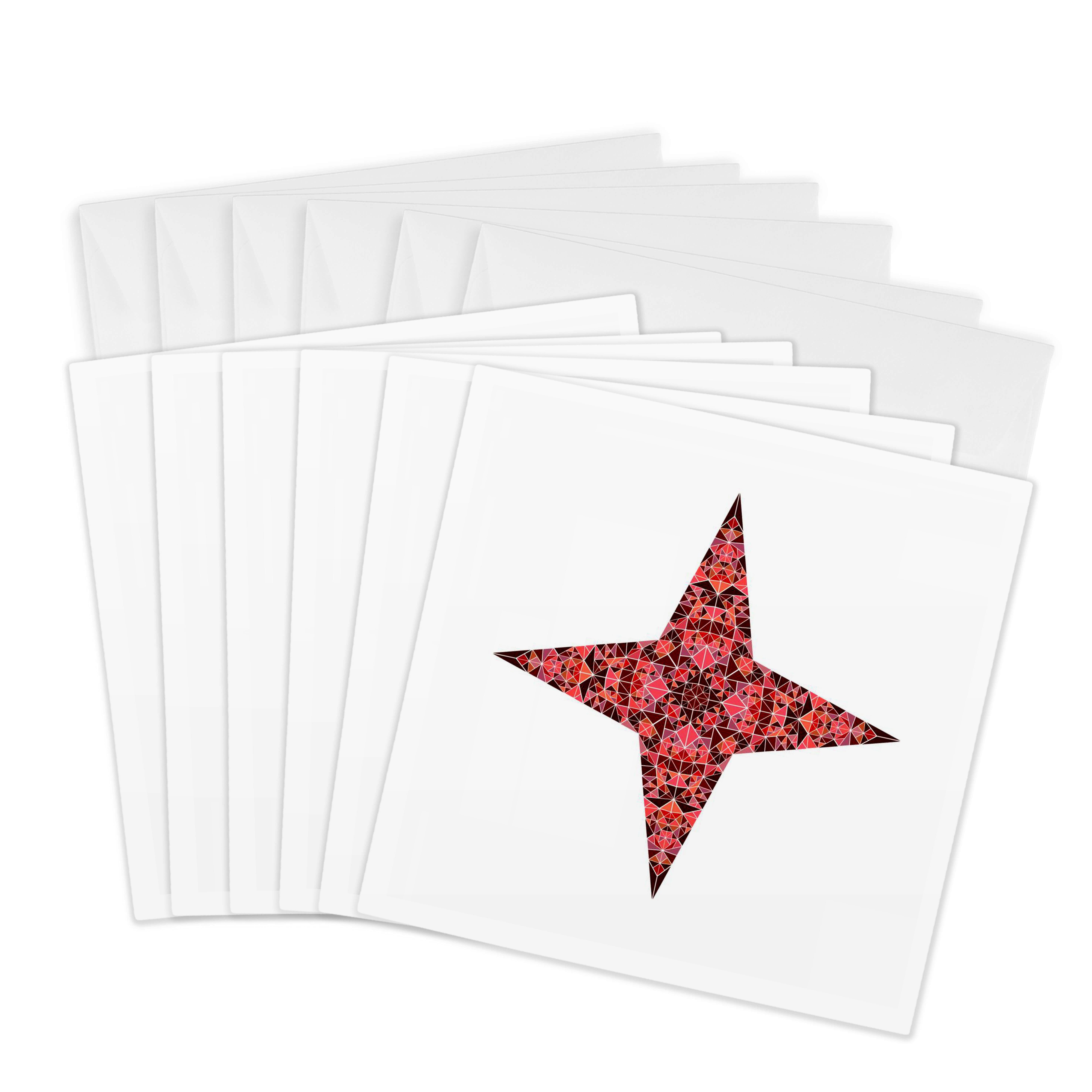 3drose, Isolated Abstract Geometrical Polygonal Triangle Mosaic Star ...