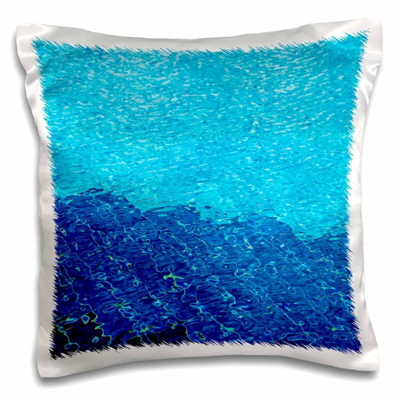 3drose, Jordan, Aqaba, Red Sea Beach, Swimming Pool Pattern-as16 Wbi0288 - Walter Bibikow, 16x16 inch Pillow Case