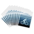 3drose, Let It Roll - Bicycling Icon with Grunge Texture and Colorful ...