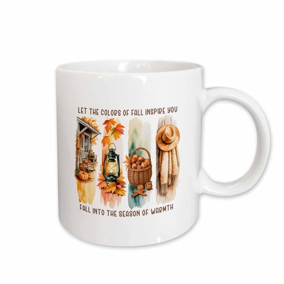 3drose, Let the Colors of Fall Inspire You. Fall into the Season of Warmth, 11oz Mug