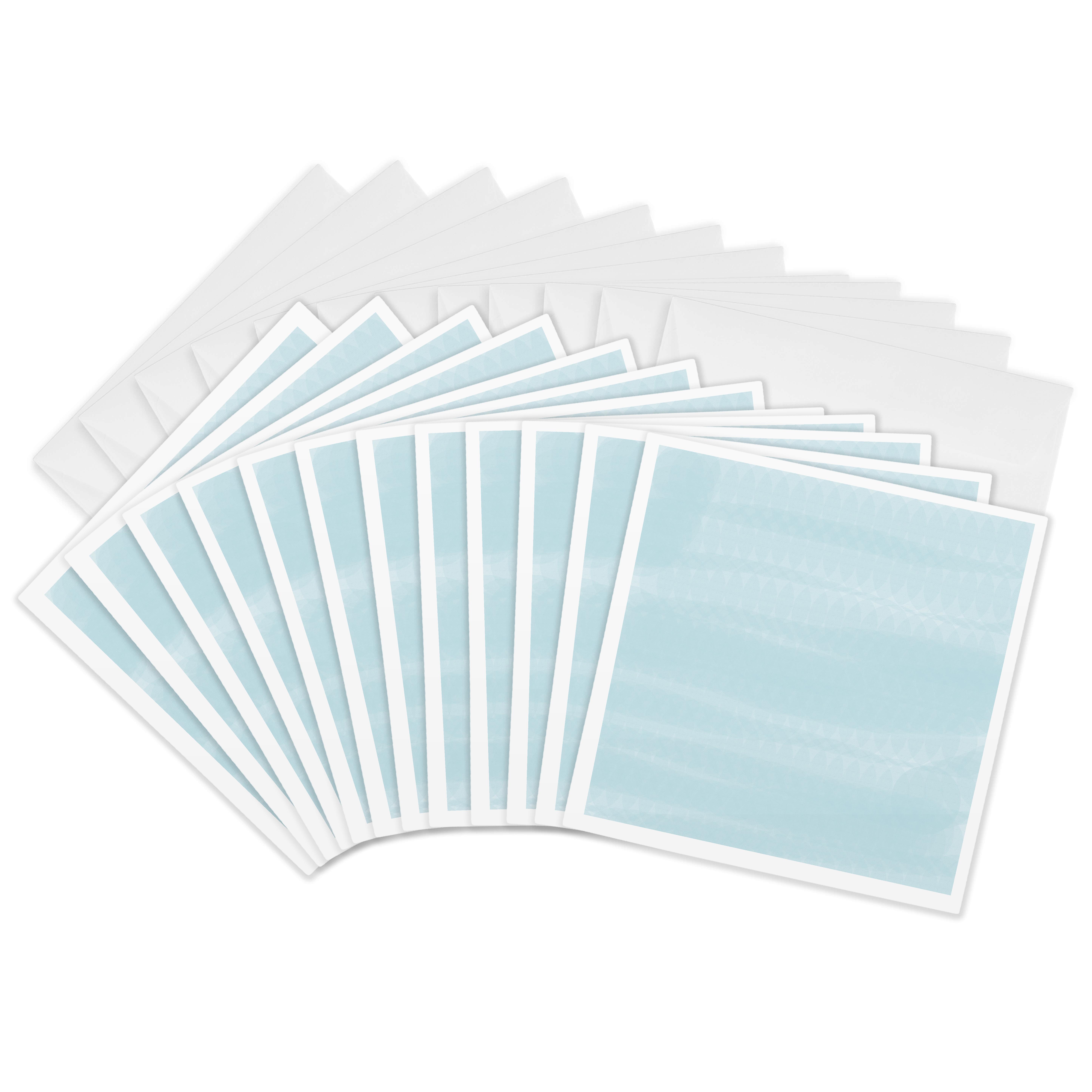 3drose, Light Blue Sand Pattern - Beach Theme Colors, 12 Greeting Cards ...