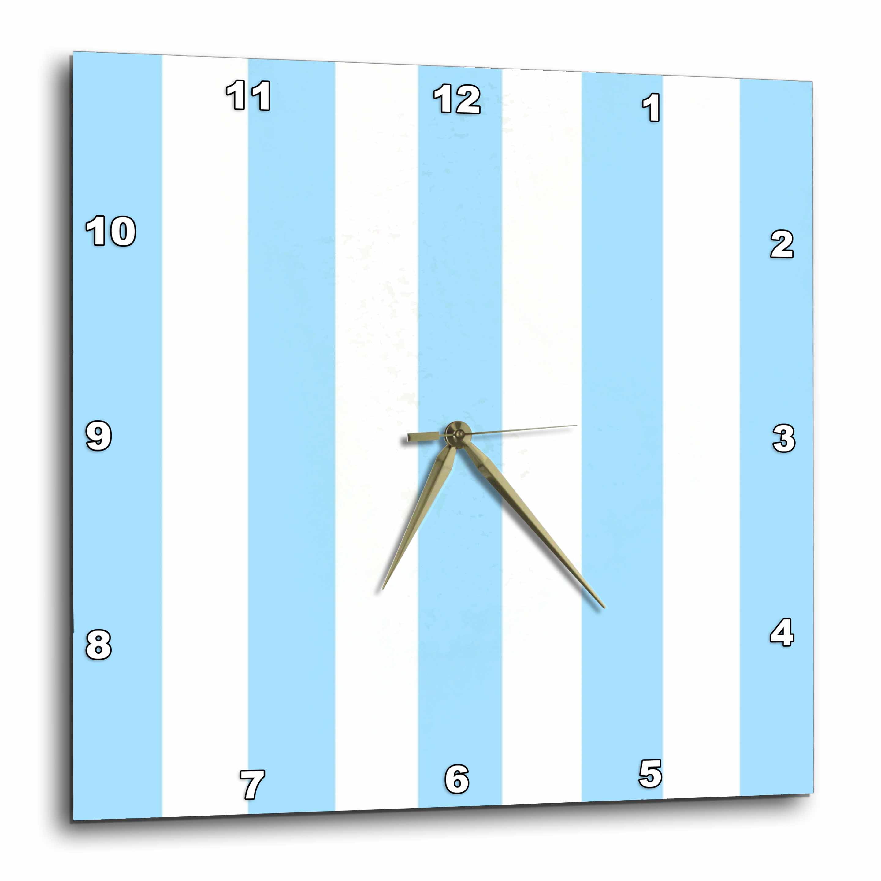 3drose, Light Blue and White Stripes Pattern - Vertical Striped Stripy ...