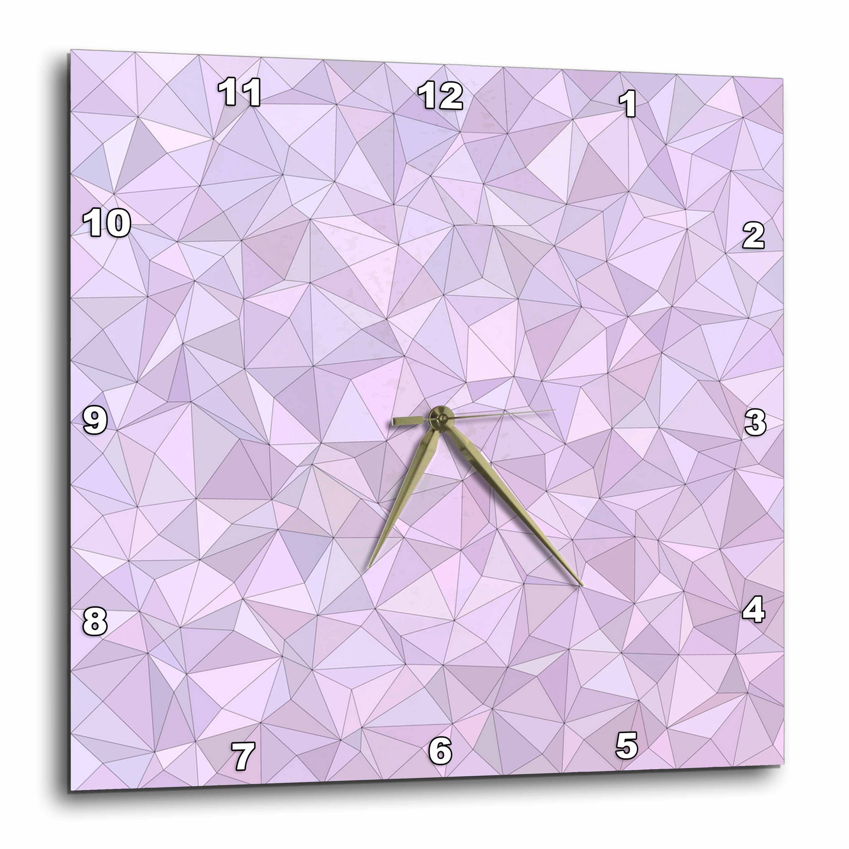 3drose, Light Purple Irregular Triangle Mosaic Background, 10x10 Wall ...