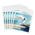 3drose, Lighthouse Coastal Painting with Christian Scripture Be the ...