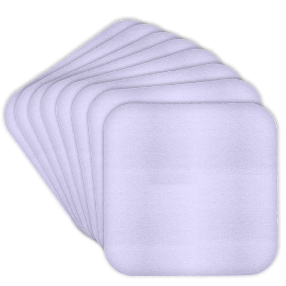 3drose, Lilac Purple - Girly Girl Light Pastel Pale Purple - Lavender - Plain Solid Simple Color, Set of 8 Coasters - Soft